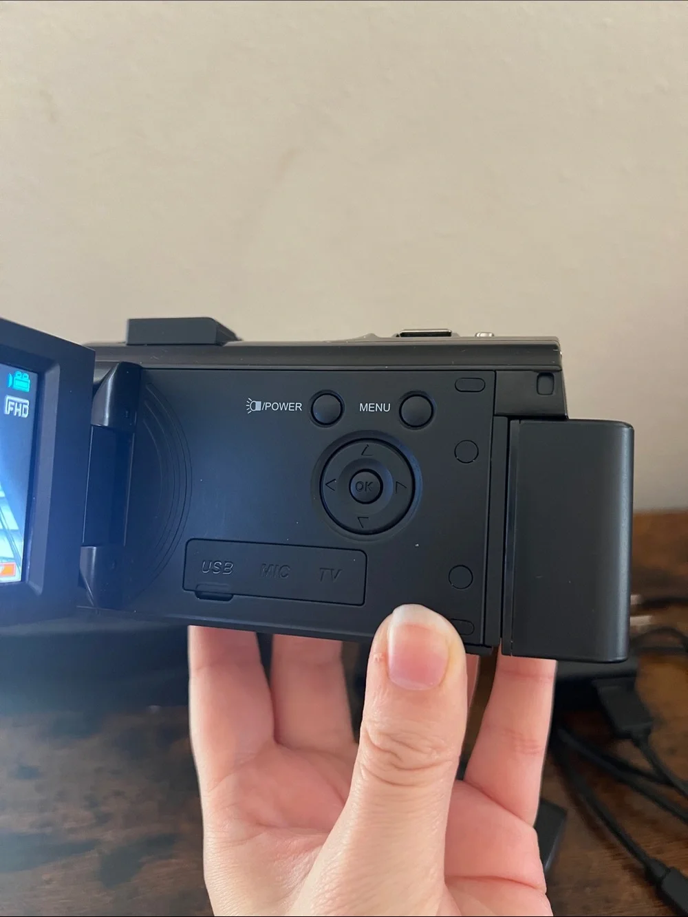 HD Digital Video Camera Camcorder Microphone Battery